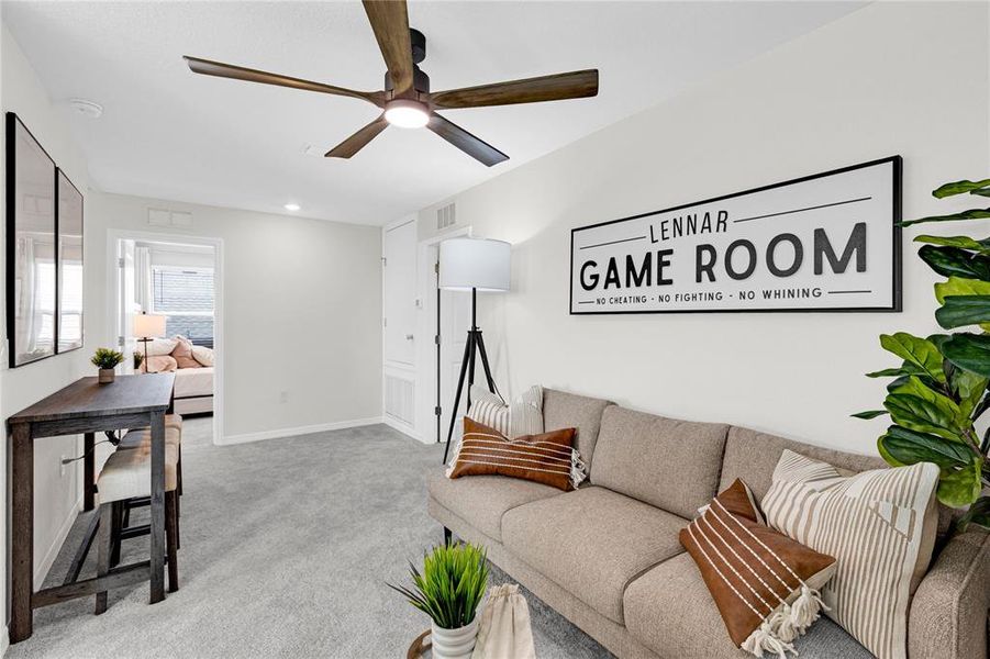Furnished interior view inside a new home in Lennar at Turnleaf, Punta Gorda (Image 26).