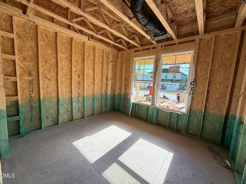 In-progress construction of a new home in Wendell Ridge, Wendell, NC (Image 34).