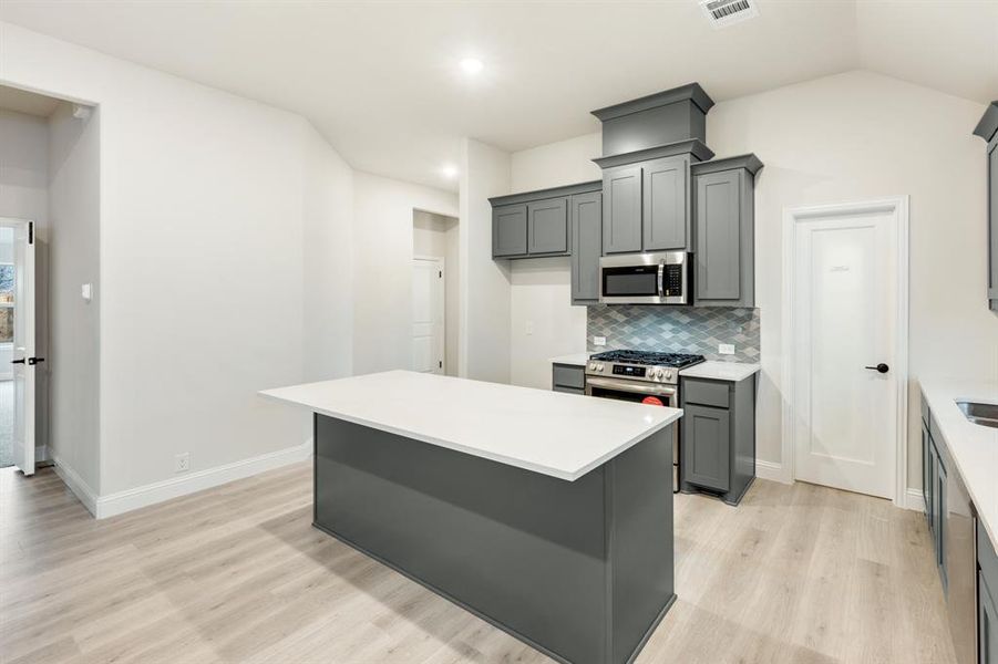 Furnished interior view inside a new home in East Oak Creek 50-55, Commerce (Image 10). Furnished interior view inside a new home in East Oak Creek 50-55, Commerce (Image 10).