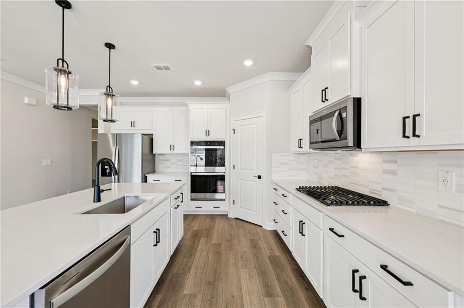 Furnished interior view inside a new home in River Pointe, Monroe (Image 6).