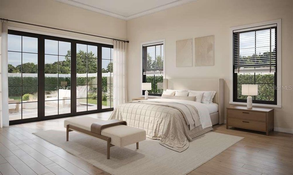 Furnished interior view inside a new home in , Orlando (Image 7).