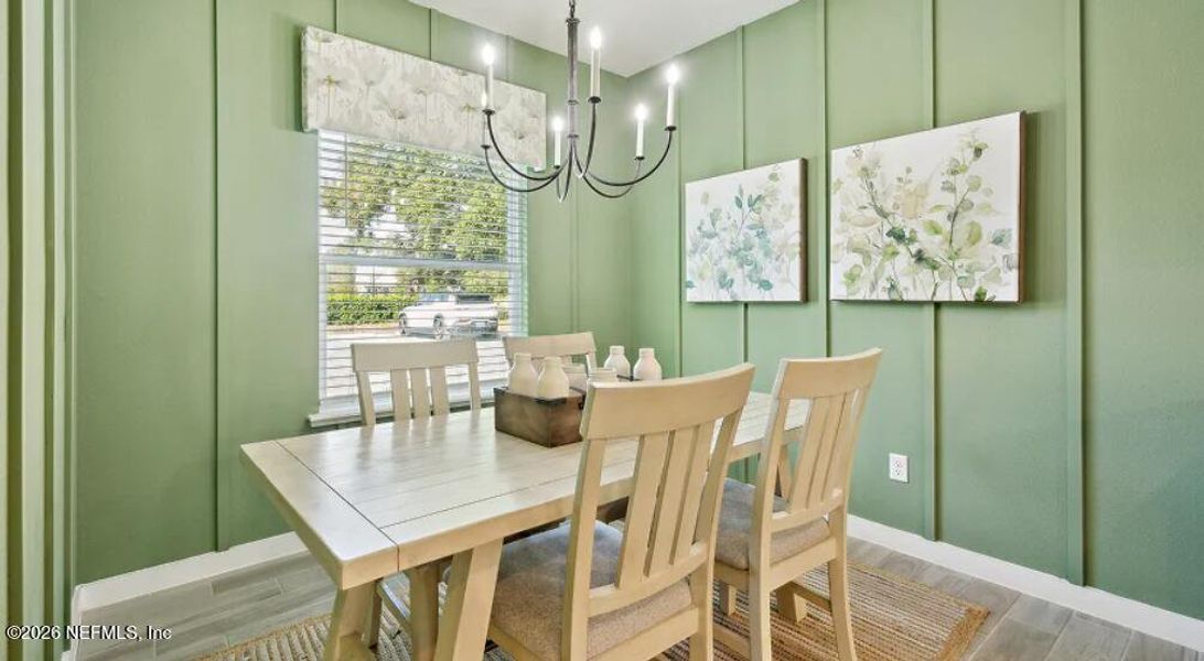 Furnished interior view inside a new home in Silver Falls Single Family at SilverLeaf, St. Augustine (Image 12).