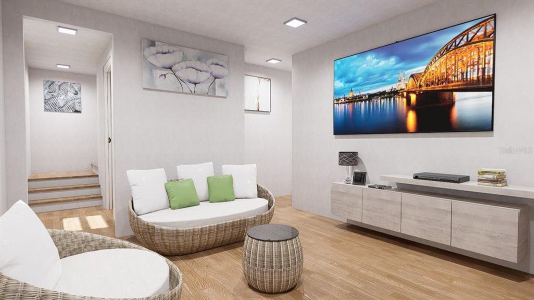 Furnished interior view inside a new home in , Haines City (Image 10).