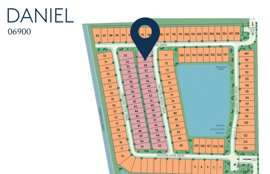 Location of this home within Caloosa Cove