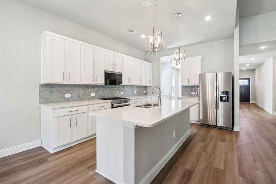 Photo is not of the actual home, but is an inspirational photo of builder’s model home and may depict options, furnishings, and/or decorator features that are not included.