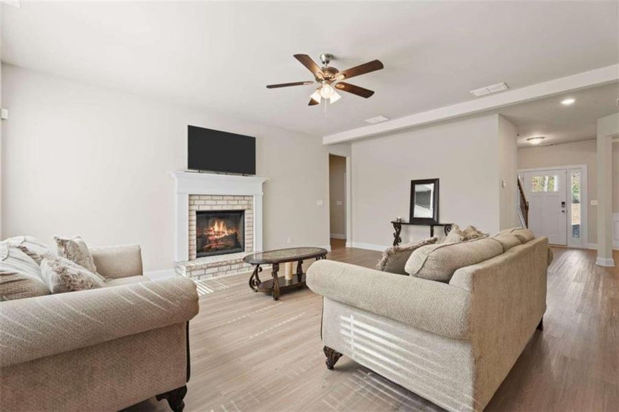 Furnished interior view inside a new home in , McDonough (Image 14).