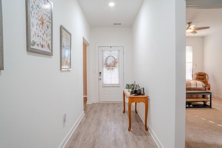Furnished interior view inside a new home in Crossing Creeks, Monroe (Image 12).