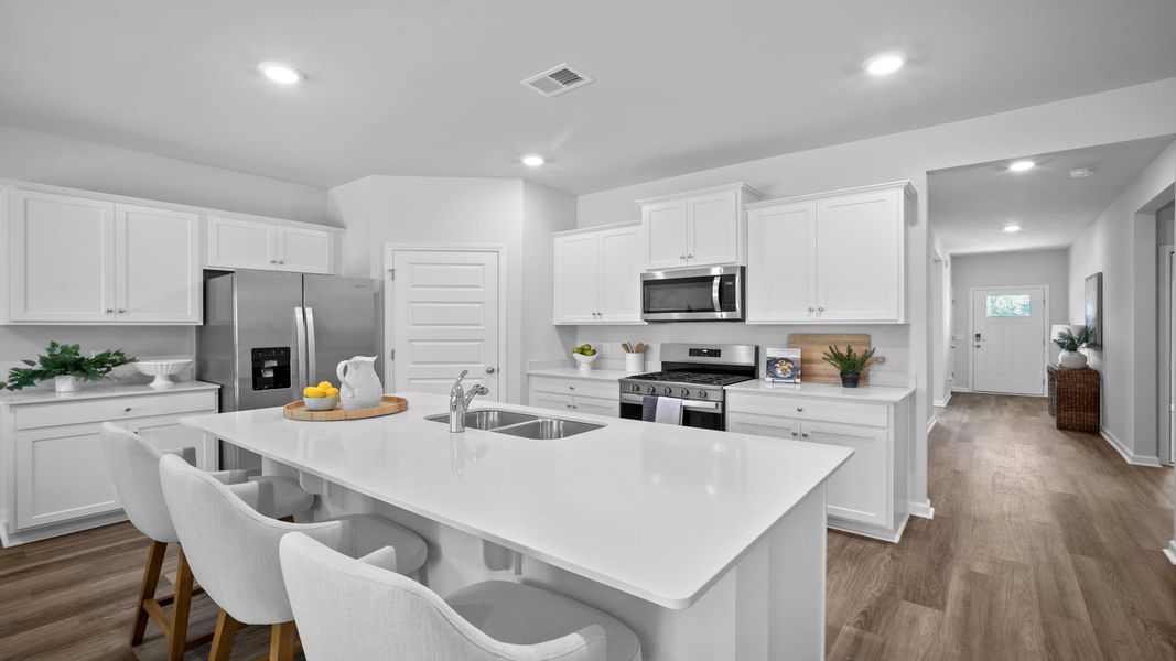 Furnished interior view inside a new home in The Retreat at East Argent, Ridgeland (Image 3).