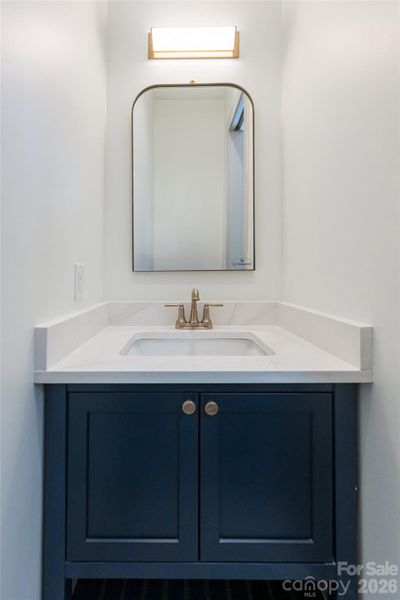 Main level half bath