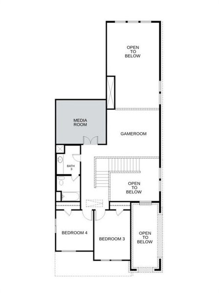 Structural options added include: media room.