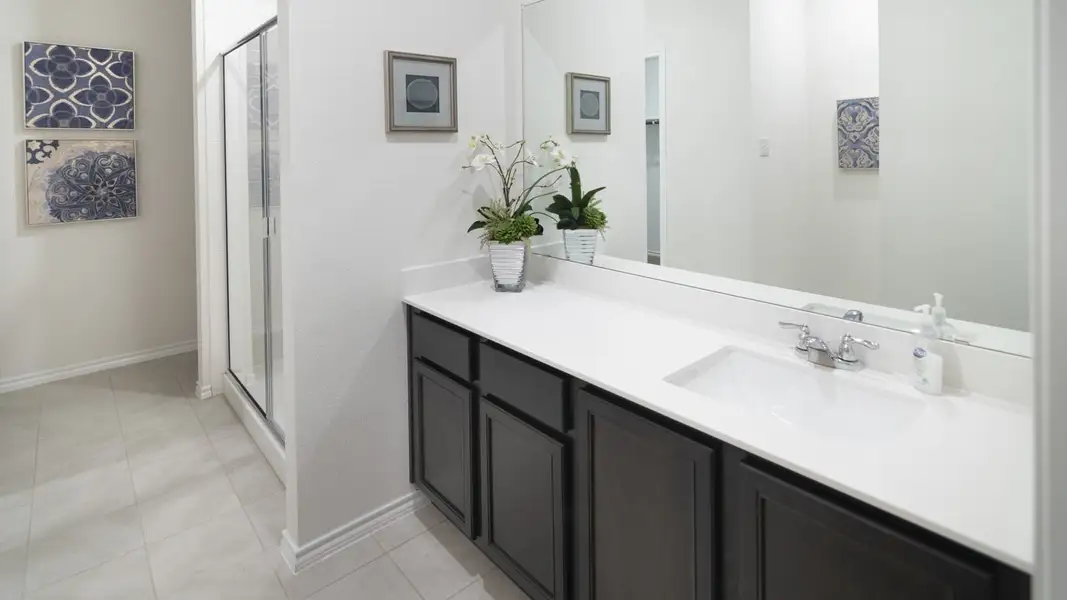 Furnished interior view inside a new home in Wildcat Ranch, Crandall (Image 4).