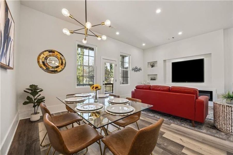 Furnished interior view inside a new home in , Hapeville (Image 32).