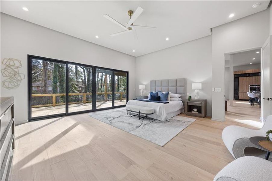 Furnished interior view inside a new home in , Sandy Springs (Image 48).
