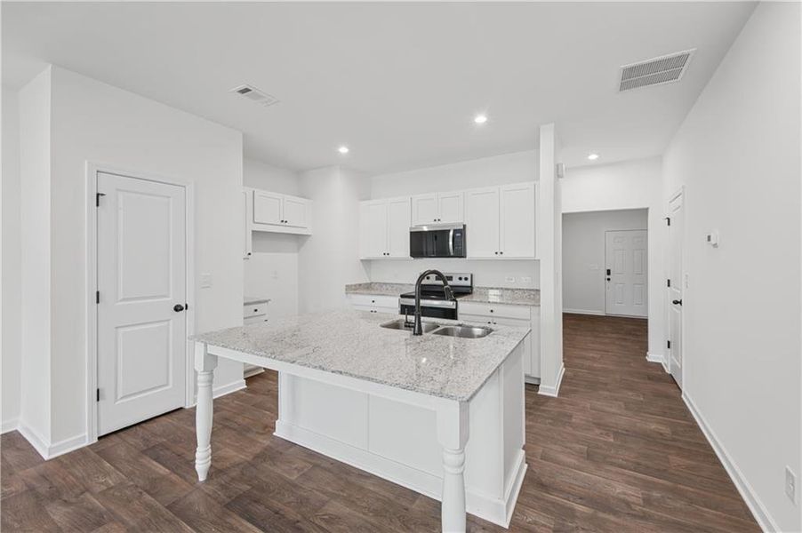 Furnished interior view inside a new home in Village Green, Adairsville (Image 8).