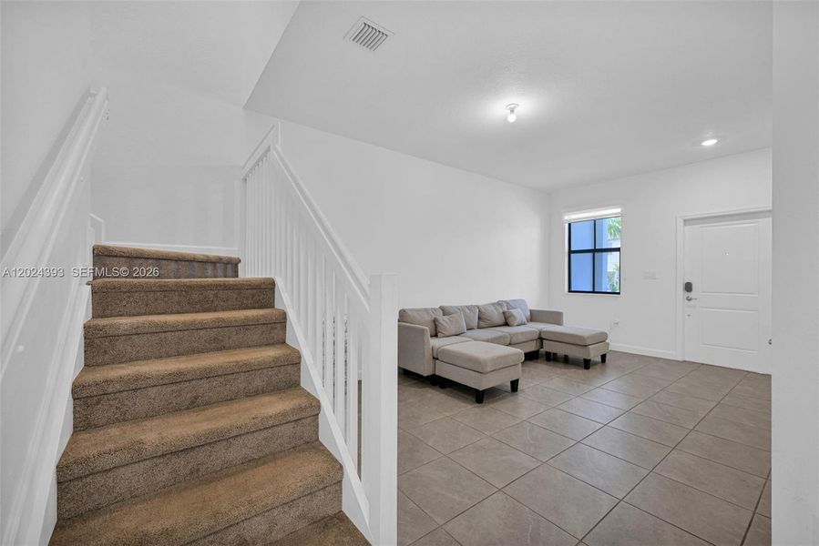 Furnished interior view inside a new home in , Miami (Image 9). Furnished interior view inside a new home in , Miami (Image 9).