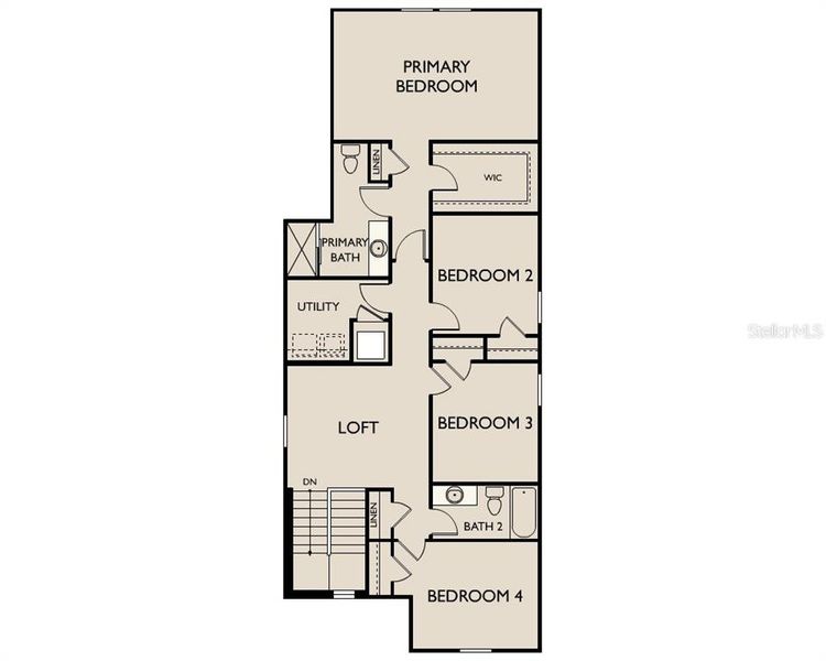 2D floor plan layout of this home in Hawks Run, Kissimmee, FL (Image 2). 2D floor plan layout of this home in Hawks Run, Kissimmee, FL (Image 2).