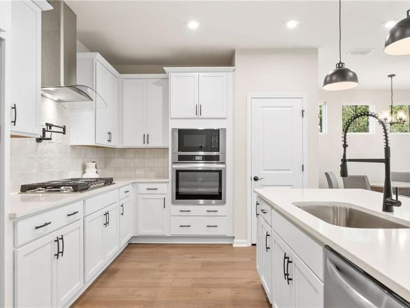 Furnished interior view inside a new home in Kelly Preserve, Loganville (Image 9).