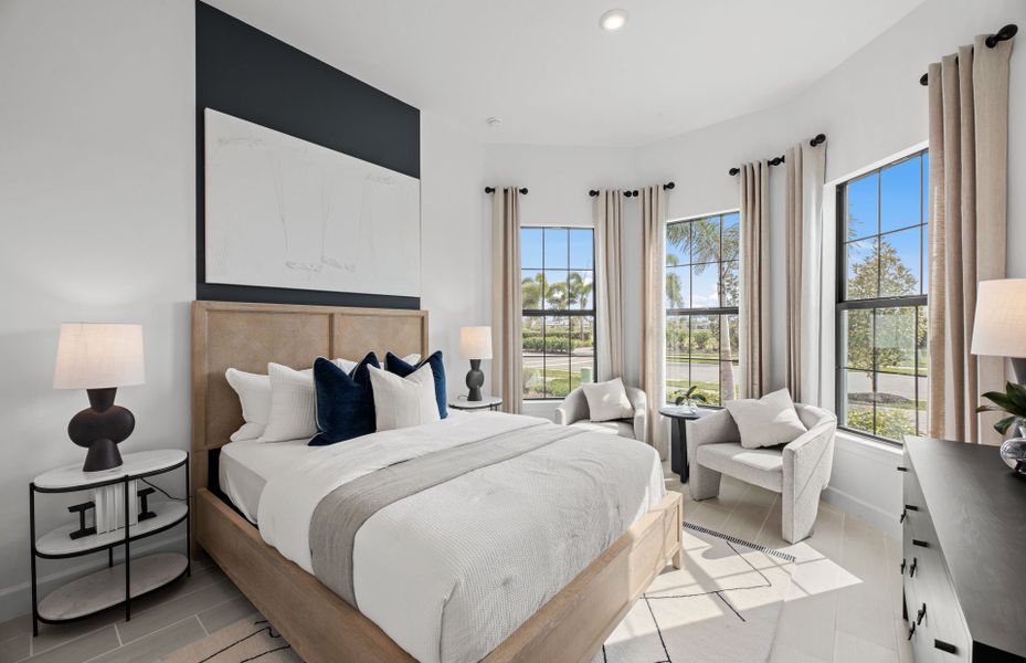 Representative furnished interior of a home built from the Prosperity by DiVosta in BeachWalk by Manasota Key, Englewood (Image 19).