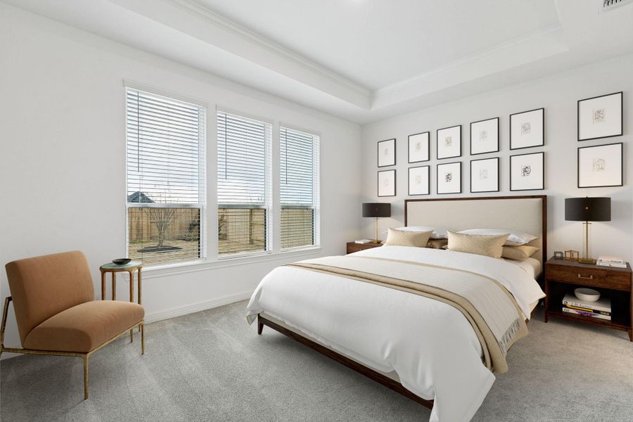 Furnished interior view inside a new home in Valencia, Manvel (Image 16).