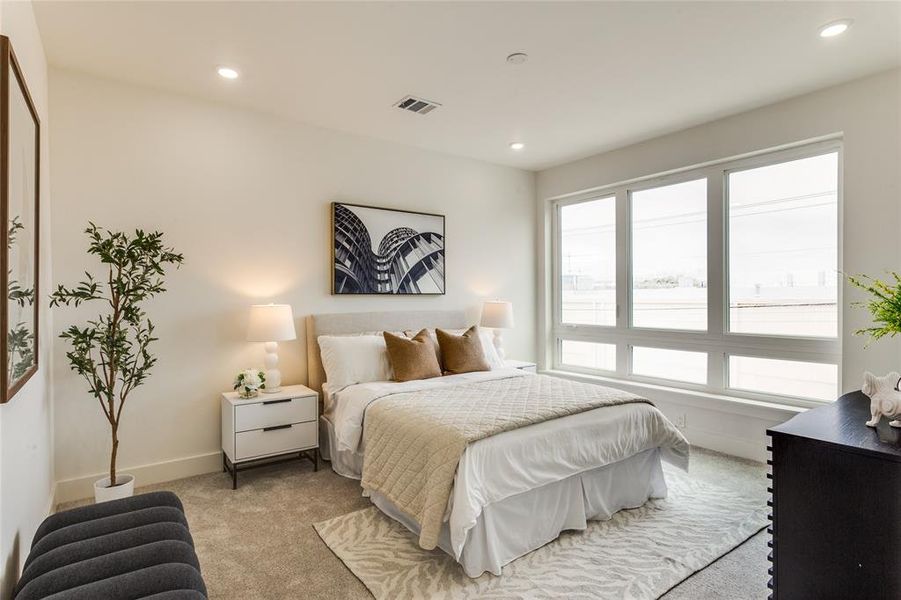 Furnished interior view inside a new home in , Fort Worth (Image 10).