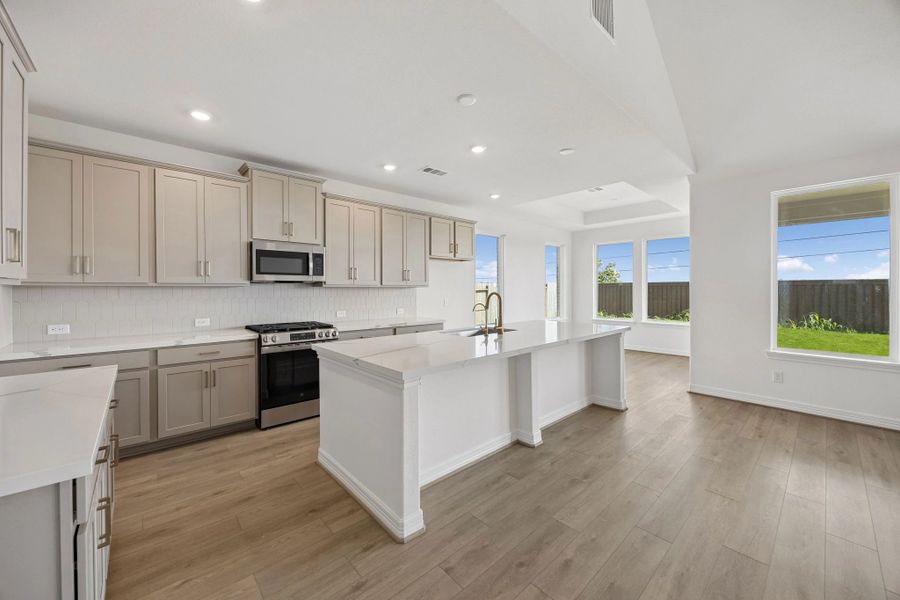 Furnished interior view inside a new home in Brookewater, Rosenberg (Image 6).