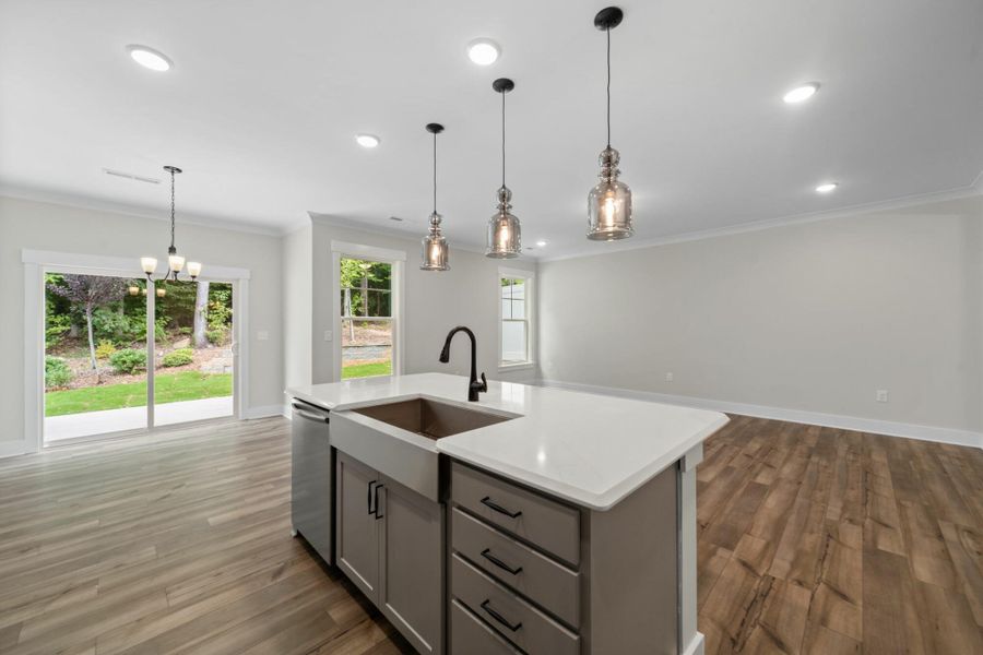 Furnished interior view inside a new home in Harbor Crossing, Greensboro (Image 9).