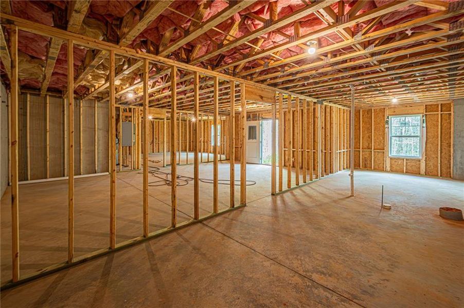 In-progress construction of a new home in , Murrayville, GA (Image 67).