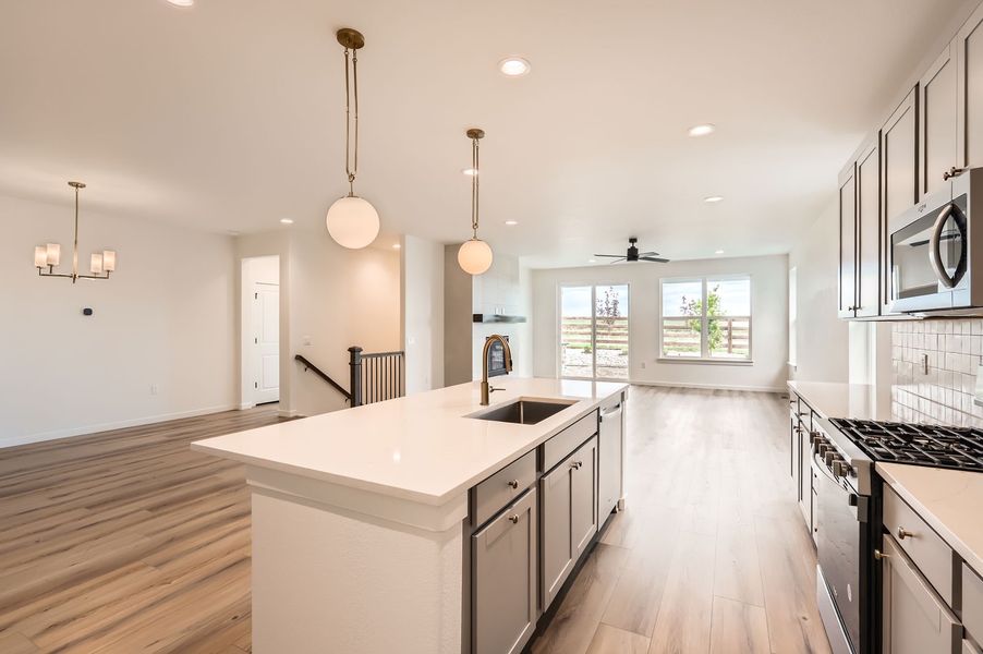 Plan V431 Representative Photo - Kitchen/Dining Area