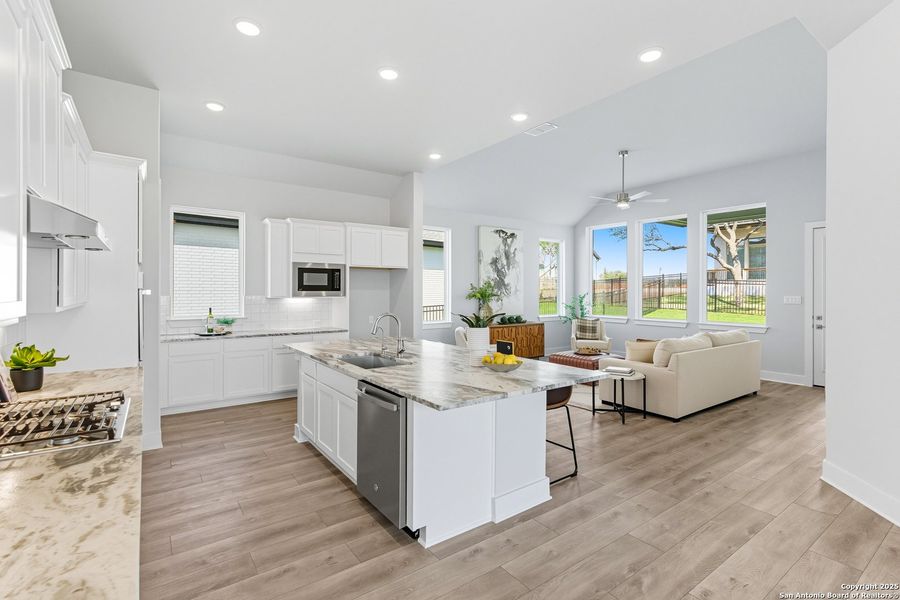 Furnished interior view inside a new home in Esperanza – New Phase Now Selling, Boerne (Image 8).