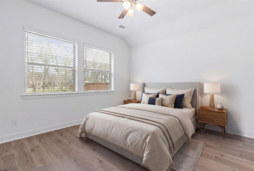 Furnished interior view inside a new home in , Van Alstyne (Image 19).
