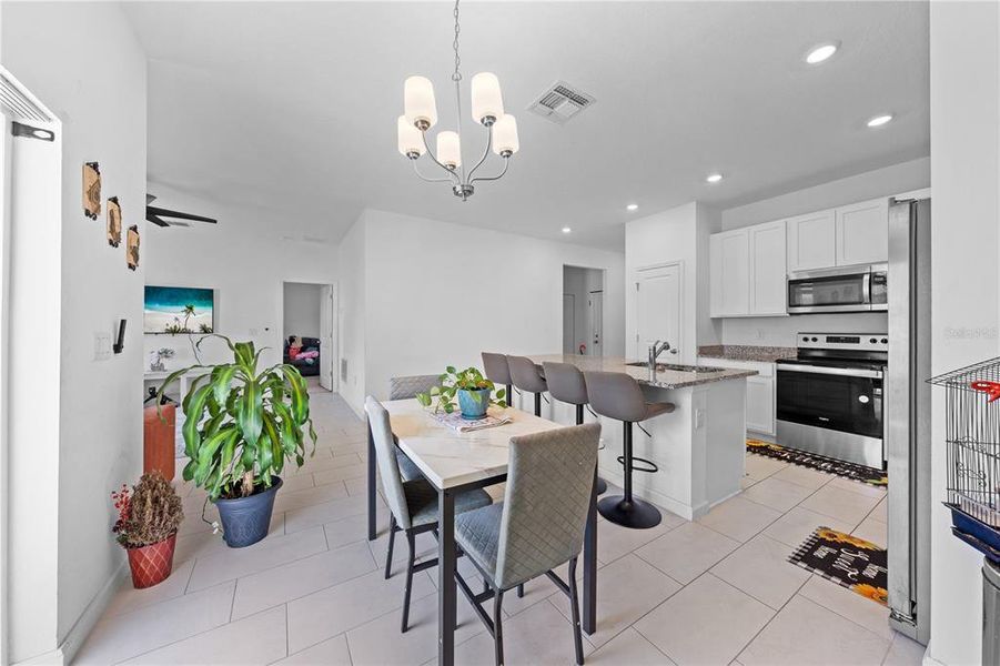 Furnished interior view inside a new home in Cypress Park Estates, Haines City (Image 13).