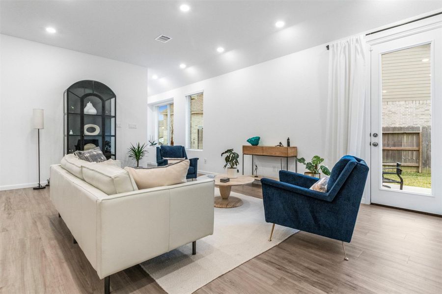 Furnished interior view inside a new home in , Porter (Image 9).