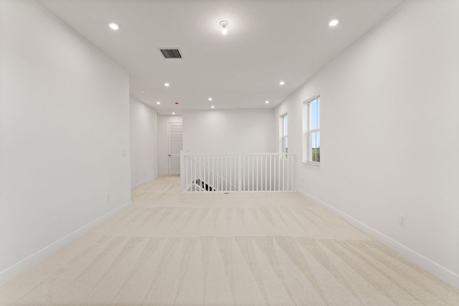 Representative unfurnished interior of a home built from the Bellis by Mattamy Homes in Newfield - Rosette Park, Palm City (Image 15).
