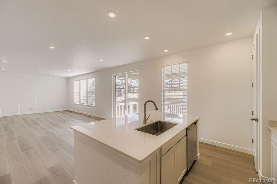 Furnished interior view inside a new home in Newlin Crossing: The Monarch Collection, Parker (Image 7). Furnished interior view inside a new home in Newlin Crossing: The Monarch Collection, Parker (Image 7).