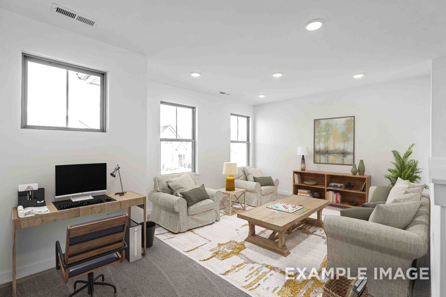Representative furnished interior of a home built from the The Willow by Davidson Homes LLC in Woods Crossing, Gallatin (Image 9). Representative furnished interior of a home built from the The Willow by Davidson Homes LLC in Woods Crossing, Gallatin (Image 9).