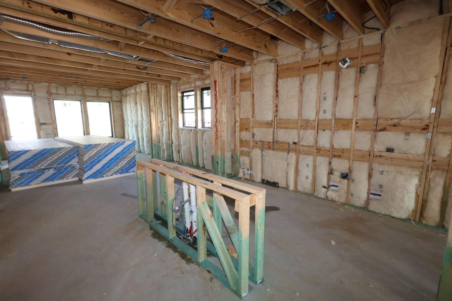 In-progress construction of a new home in Austin Point, Richmond, TX (Image 5).