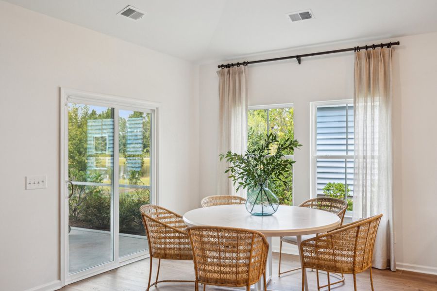 Furnished interior view inside a new home in , Summerville (Image 6). Furnished interior view inside a new home in , Summerville (Image 6).