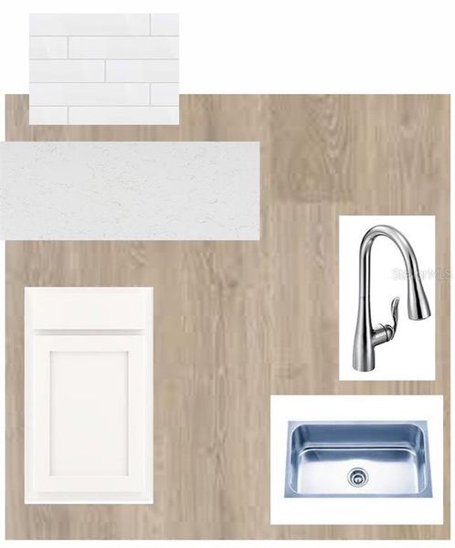 Sample of building materials used in homes in Persimmon Place – Garden Series, Wesley Chapel (Image 4).
