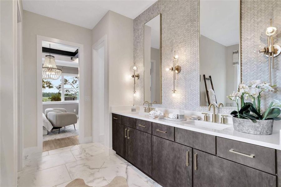 Furnished interior view inside a new home in Serengeti, Spring Hill (Image 29).