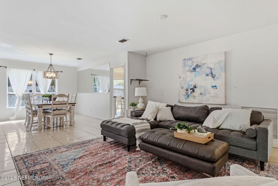 Furnished interior view inside a new home in , Jacksonville (Image 24).