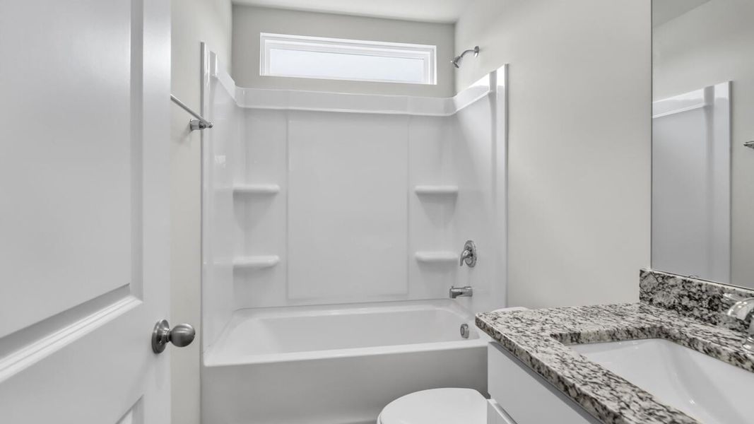 Furnished interior view inside a new home in Surfside Landing, Hubert (Image 11). Furnished interior view inside a new home in Surfside Landing, Hubert (Image 11).