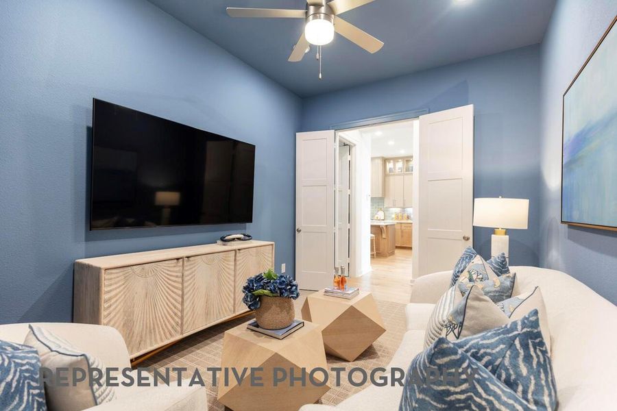 Furnished interior view inside a new home in Midline, Webster (Image 46). Furnished interior view inside a new home in Midline, Webster (Image 46).