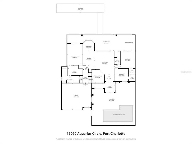 2D floor plan layout of this home in , Port Charlotte, FL (Image 5).