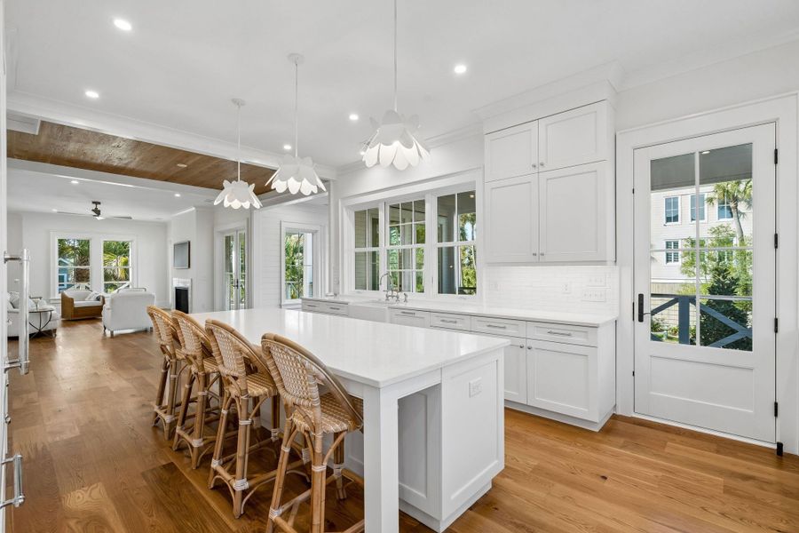 Furnished interior view inside a new home in , Folly Beach (Image 12).