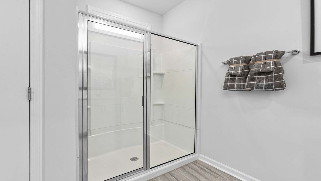 Close-up of interior finishes inside a home in The Villas at Kinsley, Jamestown (Image 18).