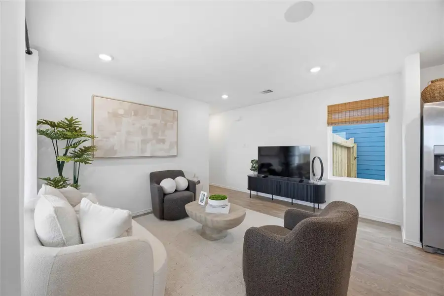 Furnished interior view inside a new home in Pineapple Square, Houston (Image 5). Furnished interior view inside a new home in Pineapple Square, Houston (Image 5).