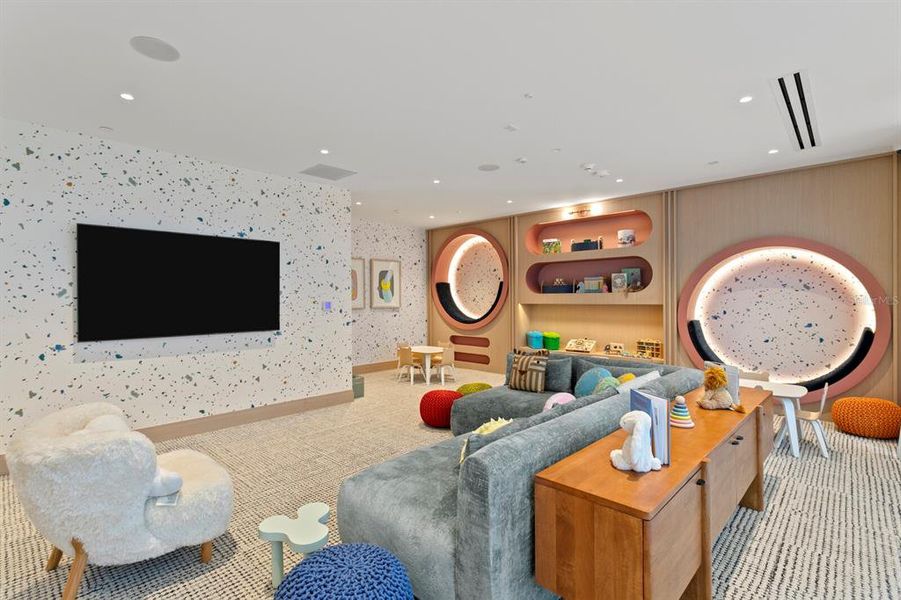 Furnished interior view inside a new home in , Tampa (Image 59). Furnished interior view inside a new home in , Tampa (Image 59).