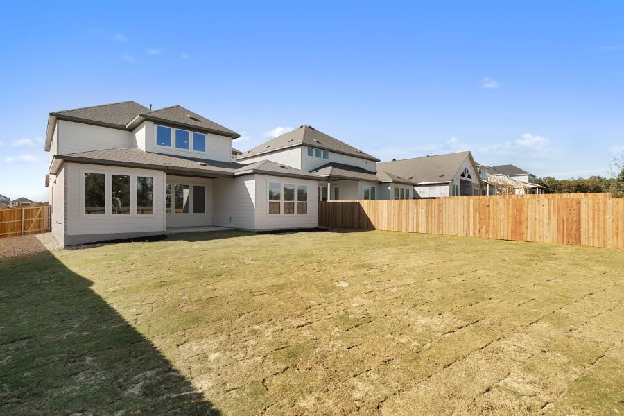 Exterior details and patio area of a home in Heritage, Dripping Springs (Image 26). Exterior details and patio area of a home in Heritage, Dripping Springs (Image 26).