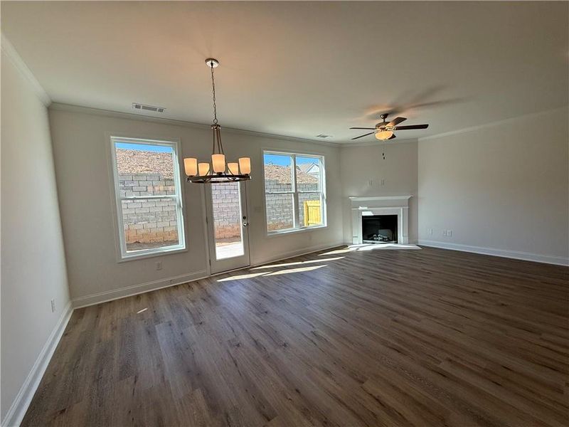 Spacious, unfurnished interior of a new home in Somerset at Riverbrook, Gainesville (Image 13).