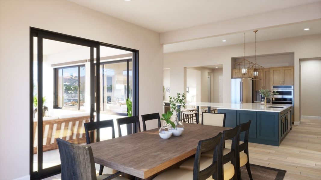 Furnished interior view inside a new home in Estates at Kings Ranch, Gold Canyon (Image 12).